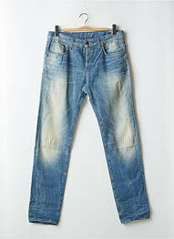Jeans coupe slim fermeture boutonnée sur le devant taille normale bleu G STAR homme
