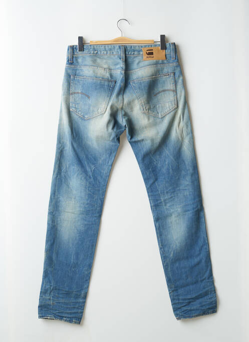 Jeans coupe slim fermeture boutonnée sur le devant taille normale bleu G STAR homme