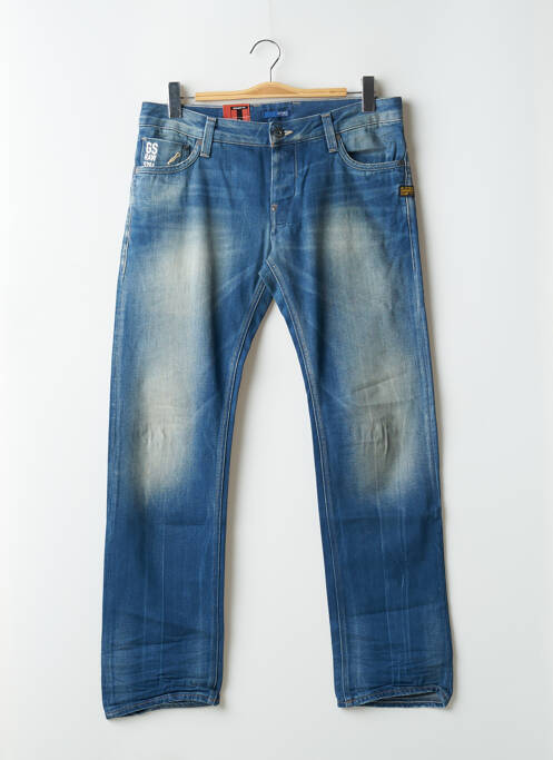 Jeans coupe droite bleu G STAR pour homme