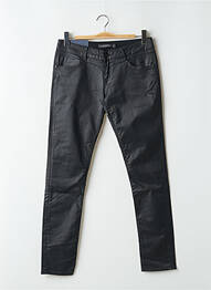 Pantalon slim taille basse taille basse noir KAPORAL femme