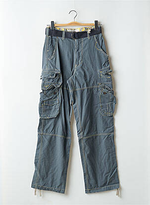 Pantalon cargo taille haute taille haute gris WEARFIRST femme