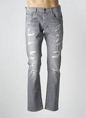 Jeans coupe slim gris LE TEMPS DES CERISES pour homme seconde vue