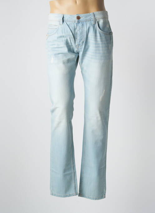 Jeans coupe slim fermeture boutonnée sur le devant taille normale bleu RWD homme