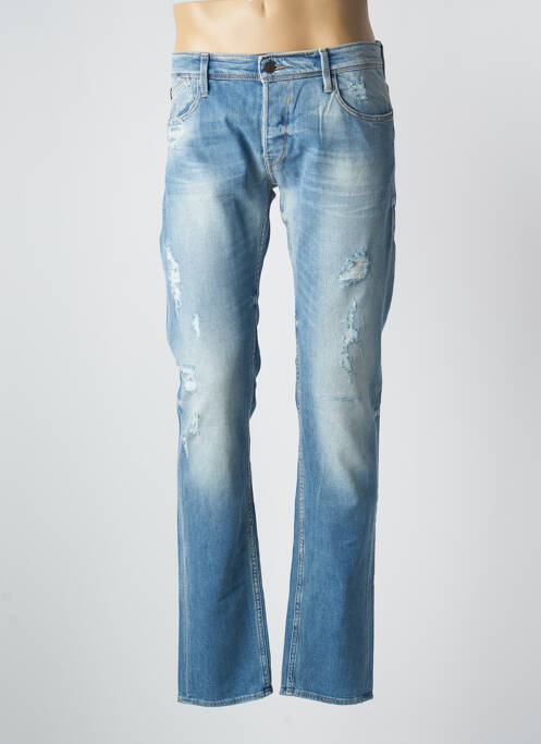 Jeans coupe slim bleu LE TEMPS DES CERISES pour homme