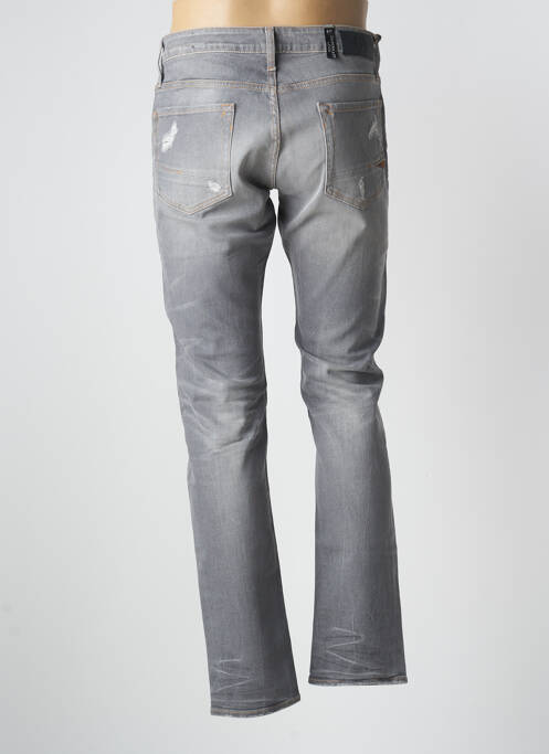 Jeans coupe slim gris LE TEMPS DES CERISES pour homme