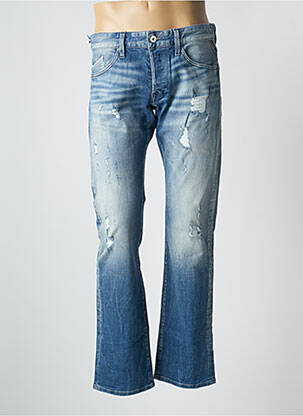 Jeans coupe droite fermeture boutonnée sur le devant taille normale bleu REPLAY homme