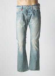 Jeans coupe droite fermeture boutonnée sur le devant taille normale bleu REPLAY homme