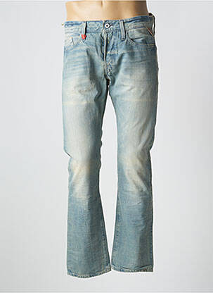 Jeans coupe droite fermeture boutonnée sur le devant taille normale bleu REPLAY homme