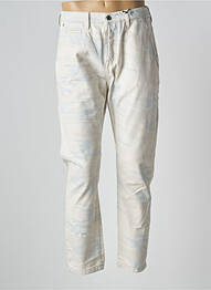 Jeans coupe droite fermeture boutonnée sur le devant taille normale blanc SCOTCH & SODA homme