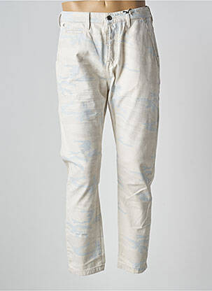 Jeans coupe droite fermeture boutonnée sur le devant taille normale blanc SCOTCH & SODA homme