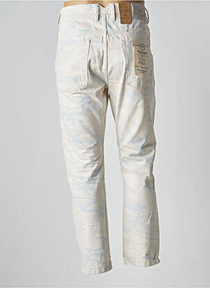 Jeans coupe droite fermeture boutonnée sur le devant taille normale blanc SCOTCH & SODA homme