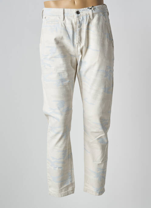 Jeans coupe droite blanc SCOTCH & SODA pour homme