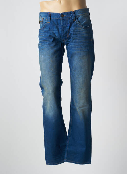 Jeans coupe droite bleu TEDDY SMITH pour homme