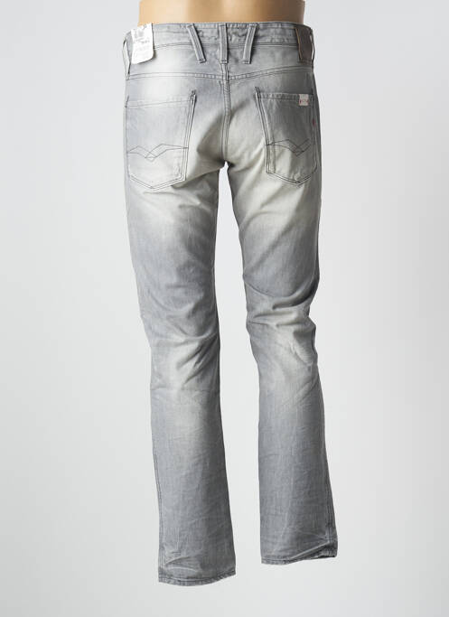 Jeans coupe slim gris REPLAY pour homme