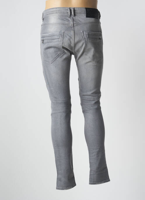 Jeans skinny gris UNIQUE pour homme