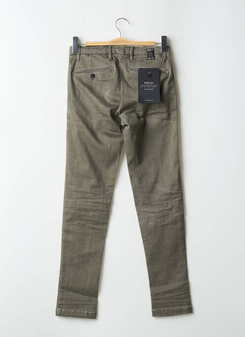 Jeans skinny vert REPLAY pour homme
