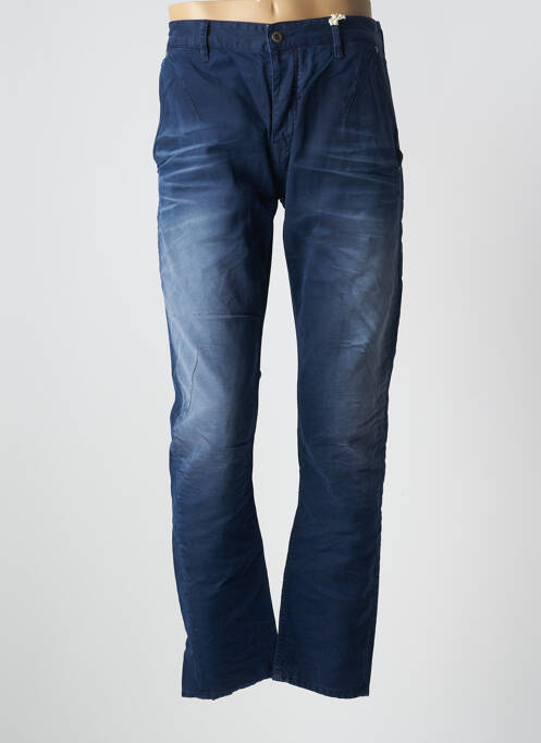 Pantalon droit bleu SCOTCH & SODA pour homme