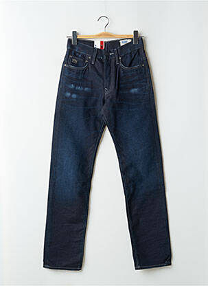 Jeans coupe droite fermeture boutonnée sur le devant taille normale bleu G STAR homme