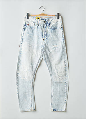 Jeans coupe slim fermeture boutonnée sur le devant taille haute bleu G STAR homme