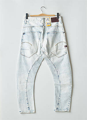 Jeans coupe slim fermeture boutonnée sur le devant taille haute bleu G STAR homme