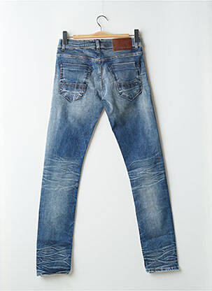 Jeans skinny fermeture boutonnée sur le devant taille normale bleu DONOVAN homme