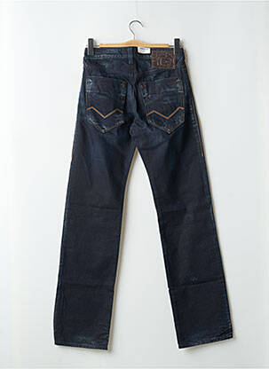 Jeans coupe droite fermeture zippée sous rabat boutonné taille normale bleu ENERGIE homme