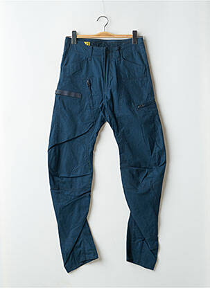 Pantalon slim fermeture zippée sous rabat boutonné taille normale bleu G STAR homme