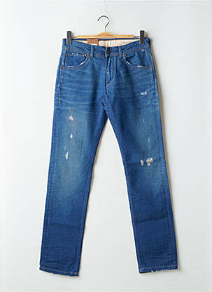 Jeans coupe slim effet usé délavé taille ajustable bleu PEPE JEANS garçon