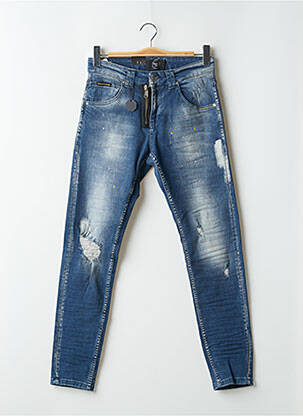 Jeans skinny stretch taille normale bleu PROJECT X homme
