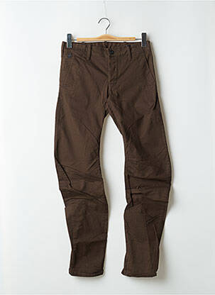 Pantalon chino stretch taille normale marron G STAR homme