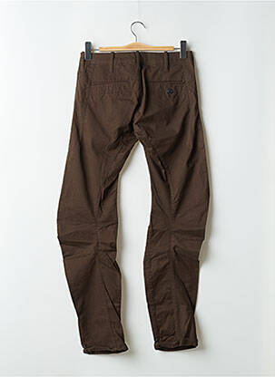 Pantalon chino stretch taille normale marron G STAR homme