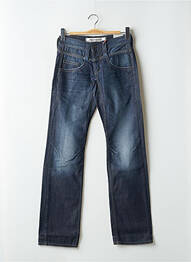 Jeans coupe large fermeture boutonnée sur le devant taille normale bleu FREEMAN T.PORTER homme