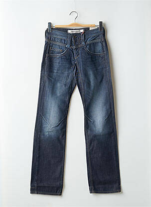 Jeans coupe large fermeture boutonnée sur le devant taille normale bleu FREEMAN T.PORTER homme