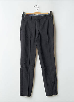 Pantalon droit stretch taille normale gris LEON & HARPER femme