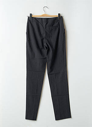 Pantalon droit stretch taille normale gris LEON & HARPER femme