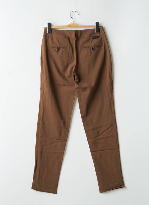 Pantalon 7/8 marron LEON & HARPER pour femme