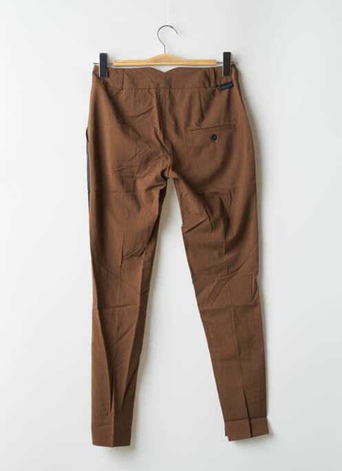 Pantalon droit marron LEON & HARPER pour femme