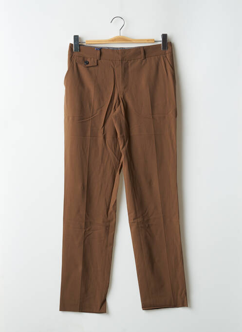 Pantalon droit marron LEON & HARPER pour femme