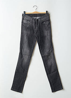 Jeans coupe slim stretch taille basse noir KAPORAL femme