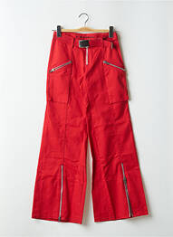 Pantalon flare taille normale taille normale rouge LA BRIGADA INTERNACIONAL femme