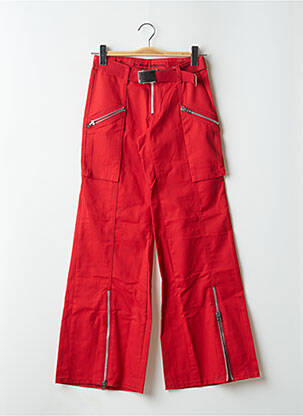 Pantalon flare taille normale taille normale rouge LA BRIGADA INTERNACIONAL femme