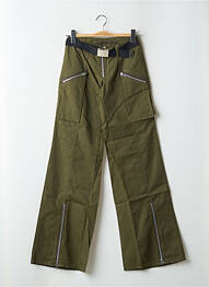 Pantalon flare taille normale taille normale vert LA BRIGADA INTERNACIONAL femme