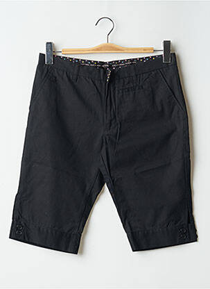 Bermuda coupe chino taille normale noir LADY SOUL femme