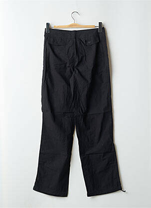 Pantalon droit tissage popeline noir LADY SOUL femme
