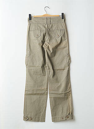 Pantalon cargo coupe droite taille haute vert LADY SOUL femme