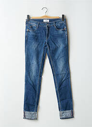 Jeans coupe slim taille basse taille basse bleu LE TEMPS DES CERISES femme