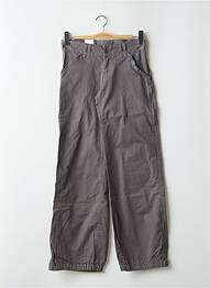 Pantalon droit taille à pinces taille basse gris LEVIS femme