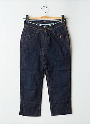 Pantacourt stretch taille basse bleu LEVI'S femme