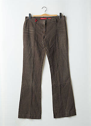 Jeans bootcut stretch taille basse marron MISS SIXTY femme