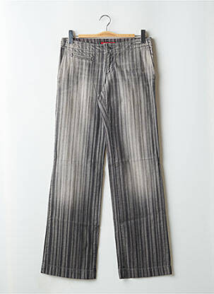 Jeans coupe large stretch taille basse gris MISS SIXTY femme